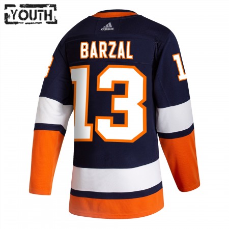 Kinder Eishockey New York Islanders Trikot Mathew Barzal 13 2020-21 Reverse Retro Authentic